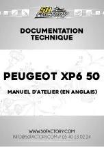 PEUGEOT XP6 50 Manual предпросмотр