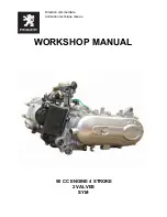 PEUGEOT XS1P37QMA-2 Workshop Manual предпросмотр