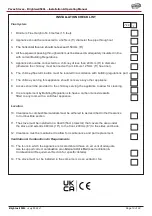 Preview for 11 page of Pevex BRIGHTWELL 500 L Installation & Operating Instructions Manual