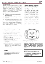 Preview for 23 page of Pevex BRIGHTWELL 500 L Installation & Operating Instructions Manual