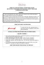 Preview for 2 page of Pevino EVO PE 168D User Manual