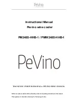 Preview for 1 page of Pevino PM248S-HHB-1 Instruction Manual