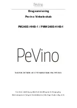 Предварительный просмотр 24 страницы Pevino PM248S-HHB-1 Instruction Manual