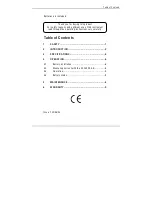 Preview for 3 page of PEWA Amprobe ACF3000 AK Operating Instructions Manual