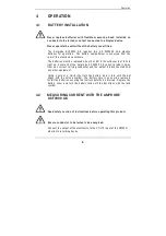 Preview for 10 page of PEWA Amprobe ACF3000 AK Operating Instructions Manual