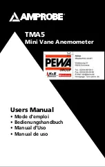 Preview for 1 page of PEWA Amprobe AM-TMA5 User Manual