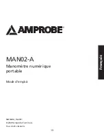 Предварительный просмотр 14 страницы PEWA Amprobe MAN02-A User Manual