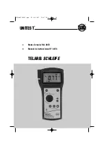 Preview for 36 page of PEWA BEHA UNITEST TELARIS SCHLEIFE Instruction Manual