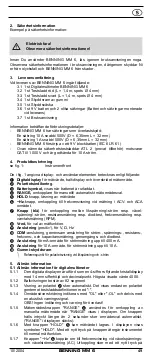 Preview for 51 page of PEWA BENNING MM 6 Operating Manual