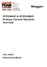 Preview for 1 page of PEWA Megger PCITS2000/2 User Manual