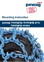 pewag forstgrip Mounting Instruction preview