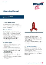 Предварительный просмотр 1 страницы pewag Profilift AOR 10 Operating Manual