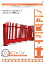 PF ORIGEN ESP ESP9000 Installation, Operation & Maintenance Manual preview