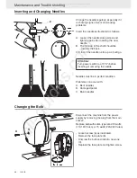 Preview for 46 page of Pfaff 1070s Operation And Safety Notes