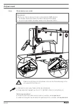 Предварительный просмотр 6 страницы Pfaff 3371-1 series Adjustment Manual