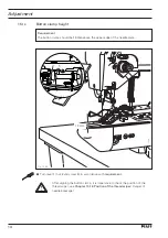 Предварительный просмотр 16 страницы Pfaff 3371-10 series Adjustment Manual