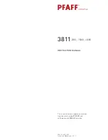 Предварительный просмотр 1 страницы Pfaff 3811-15/65 Instruction Manual