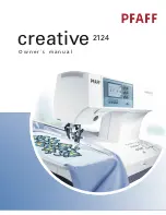 Предварительный просмотр 1 страницы Pfaff CREATIVE 2124 Owner'S Manual