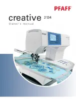 Pfaff Creative 2134 Owner'S Manual preview