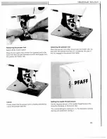 Предварительный просмотр 25 страницы Pfaff expression 2034 Instruction Manual