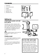 Preview for 6 page of Pfaff Hobby 350 p Owner'S Manual