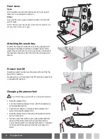 Предварительный просмотр 8 страницы Pfaff hobbylock 2.5 Owner'S Manual