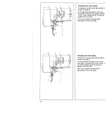 Предварительный просмотр 16 страницы Pfaff hobbylock 4760 Instruction Manual