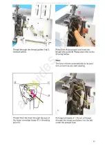 Предварительный просмотр 21 страницы Pfaff hobbylock 4842 Instruction Manual