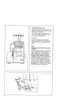 Предварительный просмотр 12 страницы Pfaff hobbylock 799 Instruction Manual