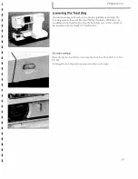 Предварительный просмотр 21 страницы Pfaff performance 2056 Operating Instructions Manual