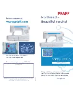 Preview for 1 page of Pfaff Punching Machine Hobby 350p Datasheet