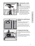 Предварительный просмотр 23 страницы Pfaff select 2.0 Owner'S Manual