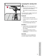 Предварительный просмотр 39 страницы Pfaff select 2.0 Owner'S Manual