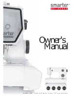 Pfaff Smarter Owner'S Manual preview