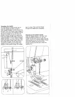 Предварительный просмотр 11 страницы Pfaff Synchromatic 1215 Instruction Book