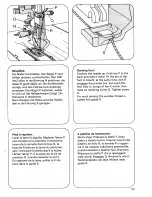 Предварительный просмотр 38 страницы Pfaff tipmatic 1119 Instruction Book