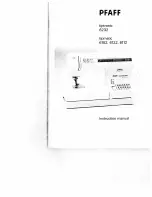 Preview for 1 page of Pfaff tipmatic 6112 Instruction Manual