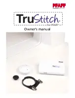 Preview for 1 page of Pfaff TruStitch Owner'S Manual