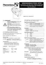 Pfannenberg BExBG10E-P Instruction Manual preview