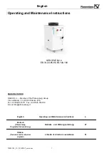 Preview for 1 page of Pfannenberg EB 140 Operating And Maintenance Instructions Manual