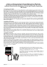 Pfannenberg PMF 2015-M Operating And Assembly Instructions Manual preview