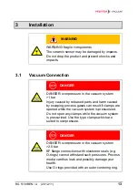 Предварительный просмотр 13 страницы Pfeiffer Vacuum CCR 371 Operating Instructions Manual