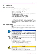 Preview for 15 page of Pfeiffer Vacuum COMBILINE WD 1600 Operating Instructions Manual