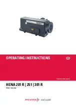 Pfeiffer Vacuum HENA 201 R Operating Instructions Manual preview