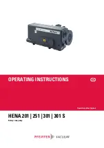 Pfeiffer Vacuum HENA 201 Operating Instructions Manual preview