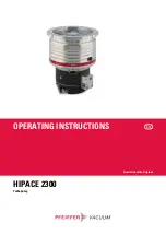 Предварительный просмотр 1 страницы Pfeiffer Vacuum HiPace 2300 Operating Instructions Manual