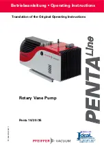 Pfeiffer Vacuum Penta 10 Translation Of The Original Operating Instructions preview