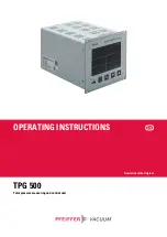 Pfeiffer Vacuum PT G28 500 Operating Manual preview