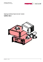 Pfeiffer Vacuum QMG 422 Operating Instructions Manual preview