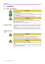 Preview for 8 page of Pfeiffer Vacuum TPR-270 Operating Instructions Manual